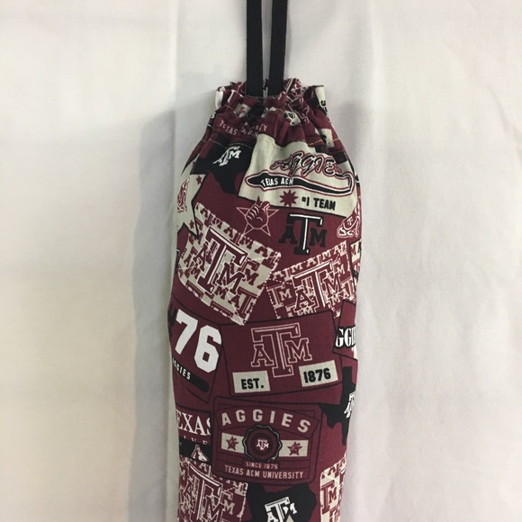Texas A&M Reuse Grocery Bag Holder Handmade New - Picture 2 of 8